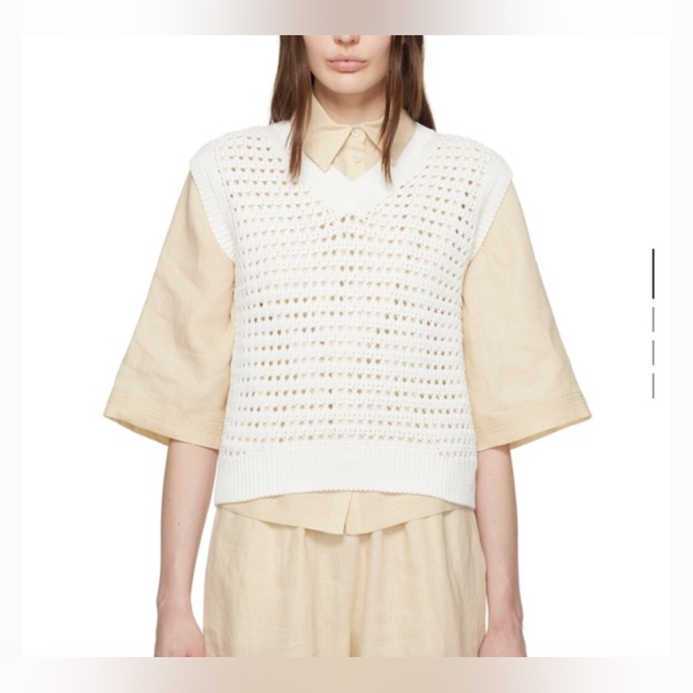 Max Mara Leisure White Palco Vest